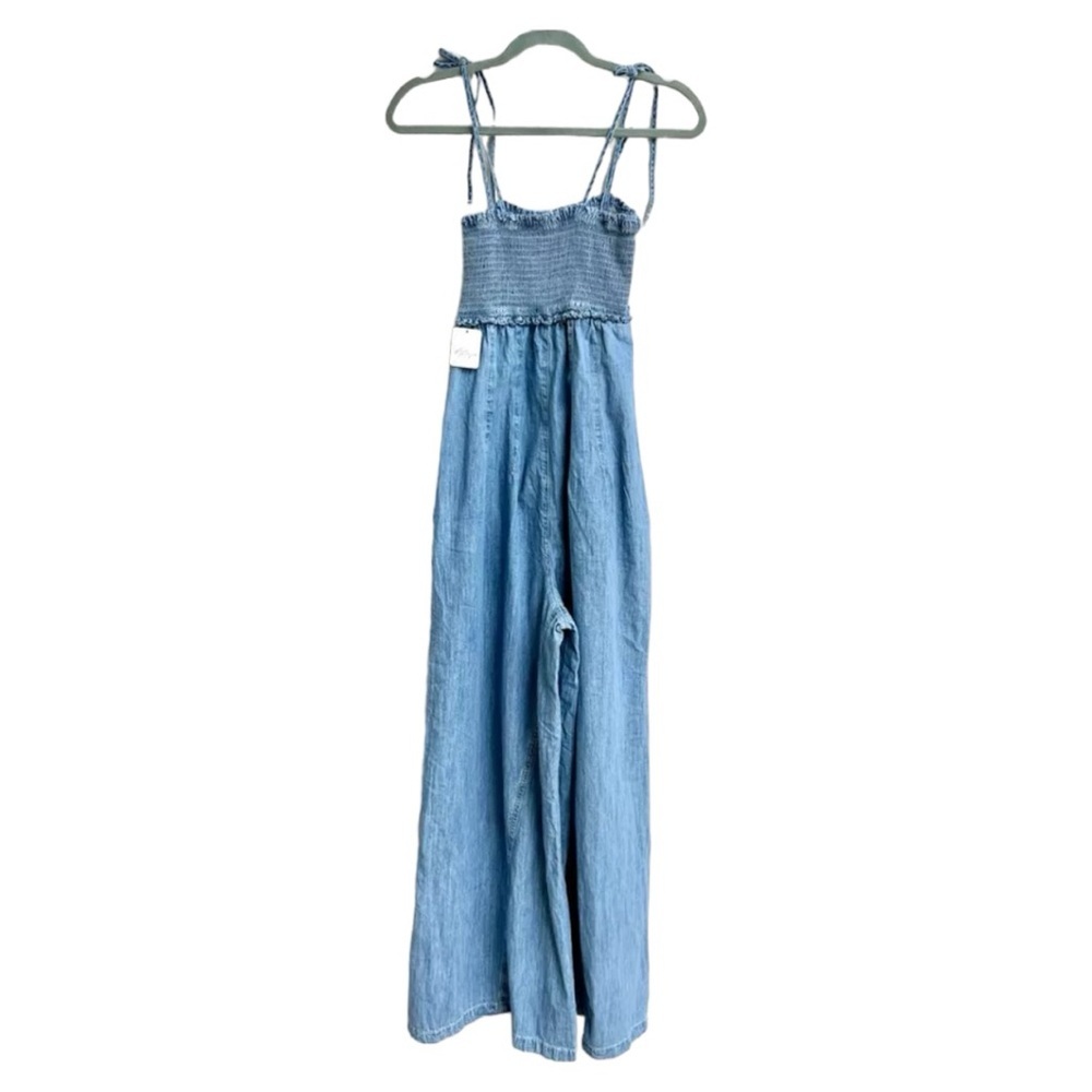 NWT We The Free x REVOLVE Easy Does It Jumpsuit Eternally Blue Women's Small - Picture 5 of 8